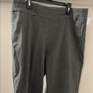 Hilary Radley Black and White Dress Pants